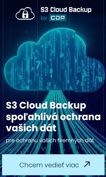 S3 Cloud Backup spoľahlivá ochrana vašich dát