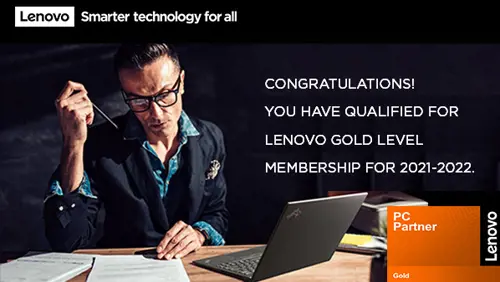 CDP je Lenovo Gold partner