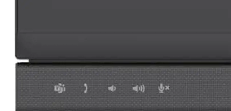 Microsoft Teams tlačidlo na monitoroch Dell